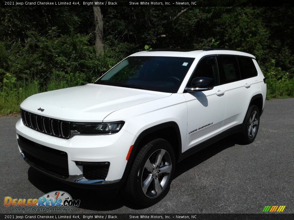 2021 Jeep Grand Cherokee L Limited 4x4 Bright White / Black Photo #2