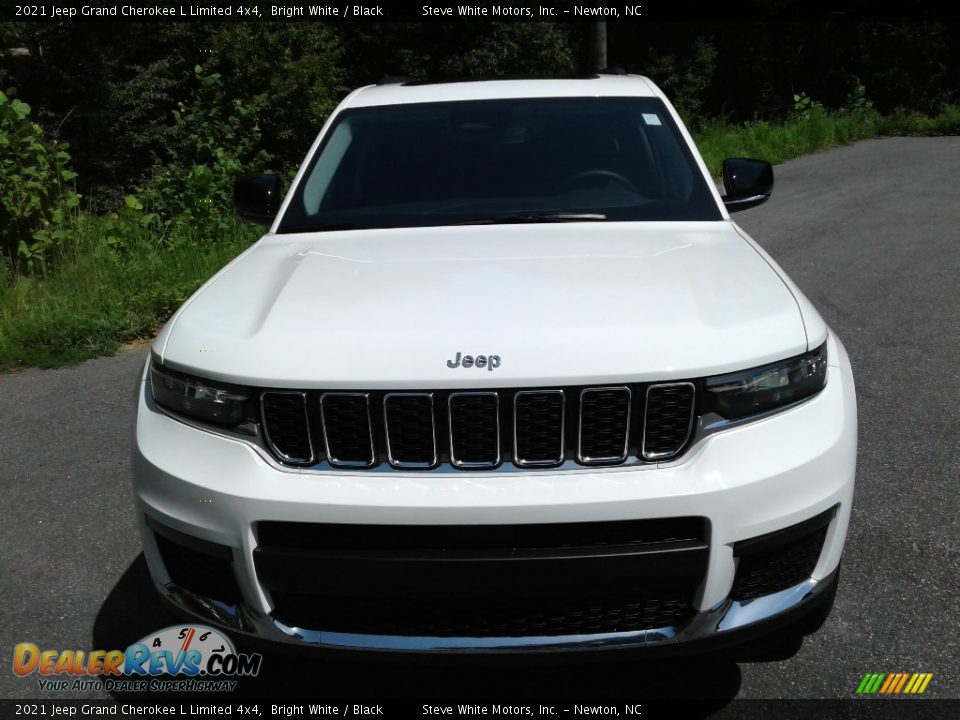 2021 Jeep Grand Cherokee L Limited 4x4 Bright White / Black Photo #3