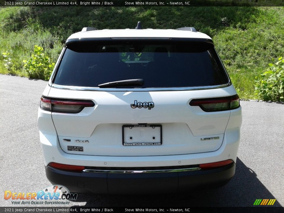 2021 Jeep Grand Cherokee L Limited 4x4 Bright White / Black Photo #7