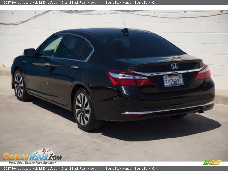 2017 Honda Accord Hybrid EX-L Sedan Crystal Black Pearl / Ivory Photo #2