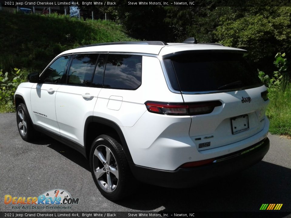 2021 Jeep Grand Cherokee L Limited 4x4 Bright White / Black Photo #8