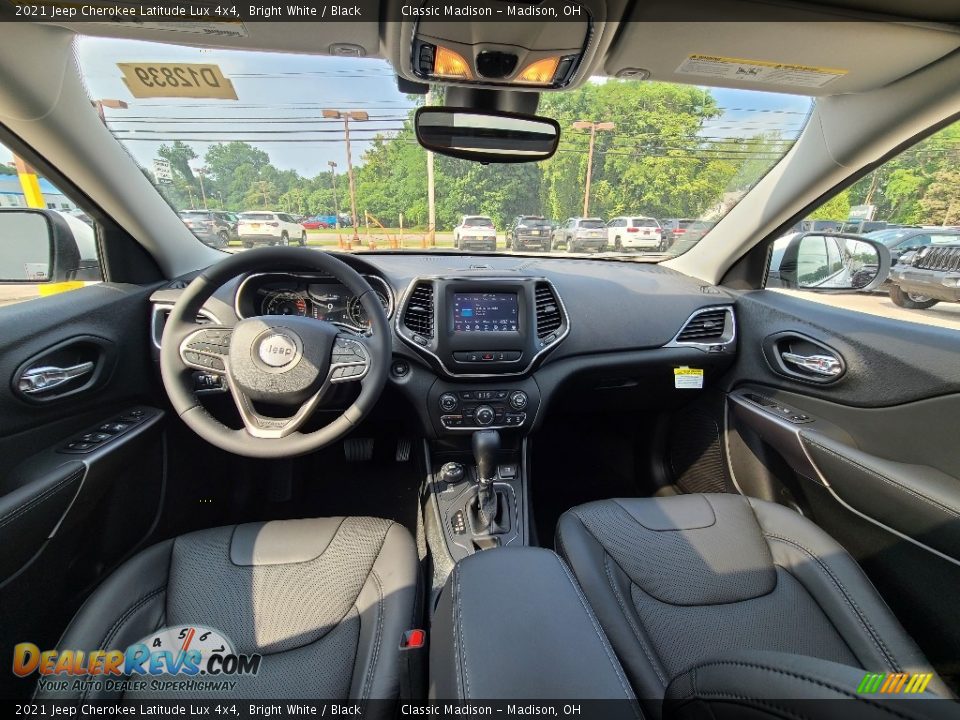 2021 Jeep Cherokee Latitude Lux 4x4 Bright White / Black Photo #9