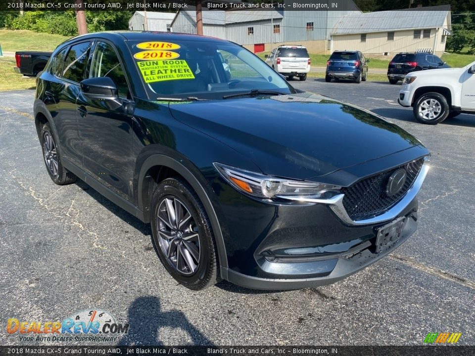 2018 Mazda CX-5 Grand Touring AWD Jet Black Mica / Black Photo #4