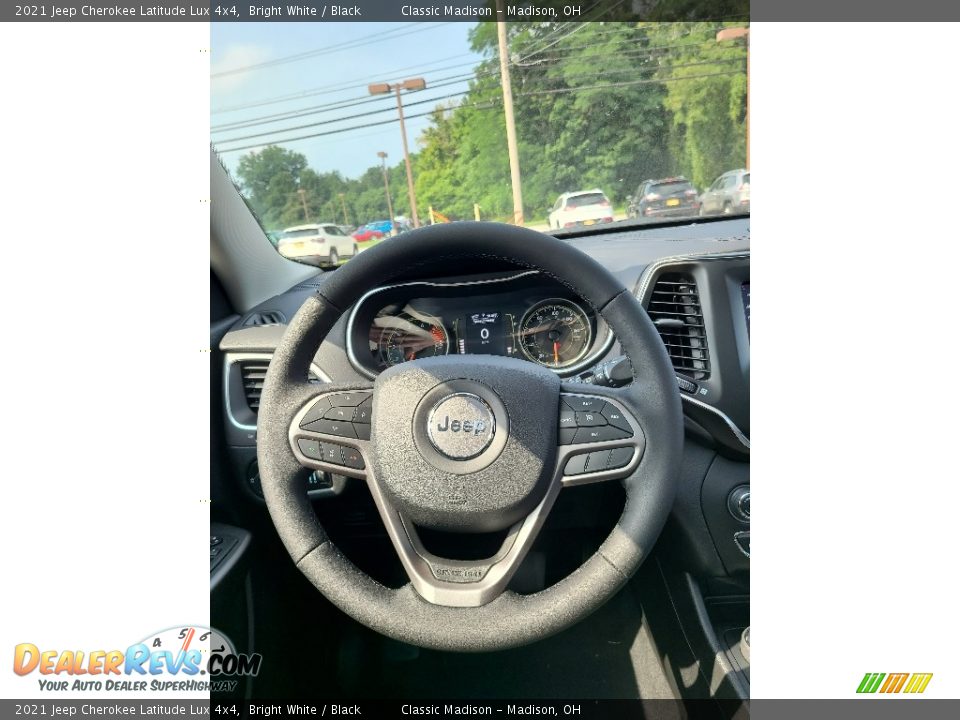 2021 Jeep Cherokee Latitude Lux 4x4 Bright White / Black Photo #11
