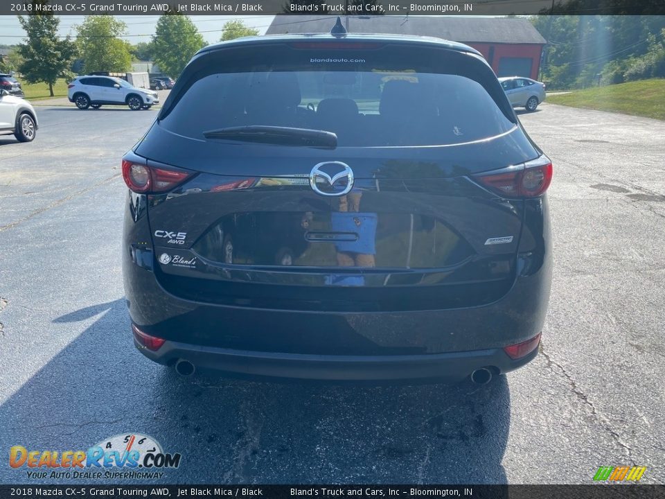 2018 Mazda CX-5 Grand Touring AWD Jet Black Mica / Black Photo #7