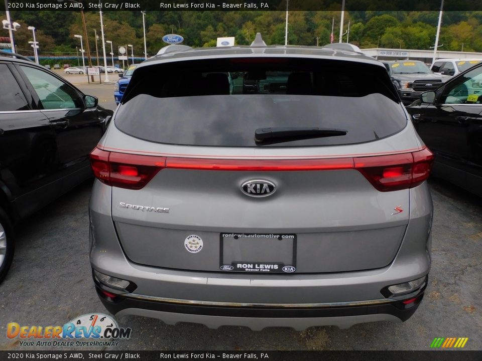 2020 Kia Sportage S AWD Steel Gray / Black Photo #4
