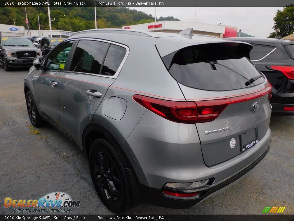 2020 Kia Sportage S AWD Steel Gray / Black Photo #5