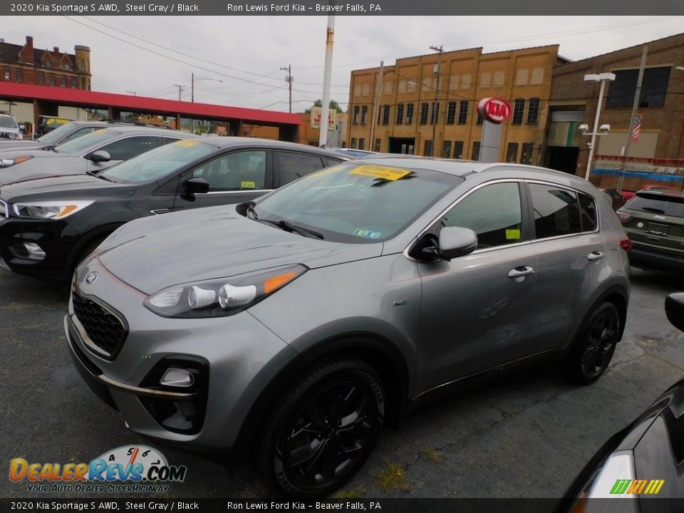 2020 Kia Sportage S AWD Steel Gray / Black Photo #6