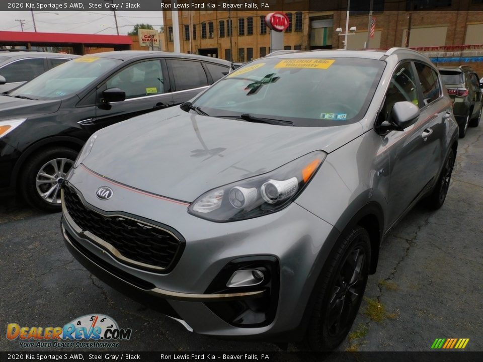 2020 Kia Sportage S AWD Steel Gray / Black Photo #7