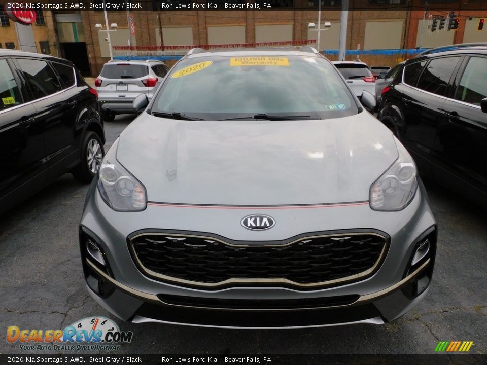 2020 Kia Sportage S AWD Steel Gray / Black Photo #8