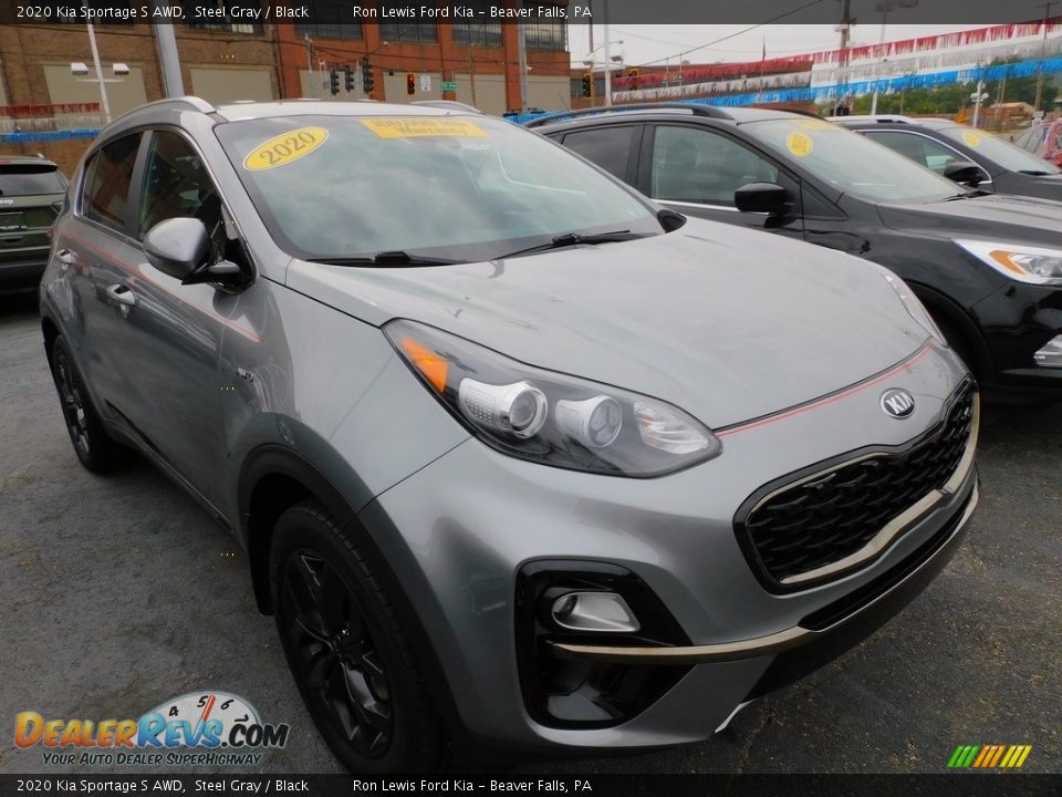 2020 Kia Sportage S AWD Steel Gray / Black Photo #9