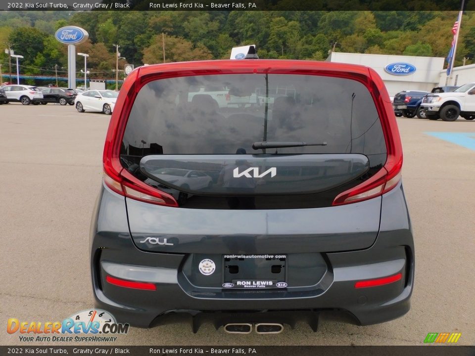 2022 Kia Soul Turbo Gravity Gray / Black Photo #3