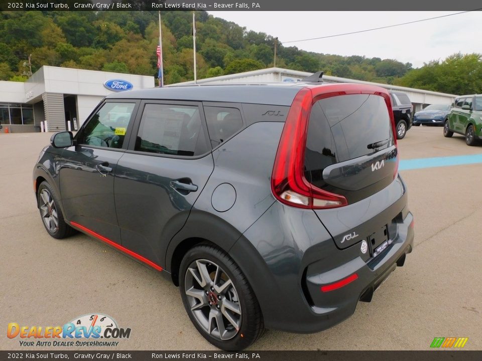 2022 Kia Soul Turbo Gravity Gray / Black Photo #5