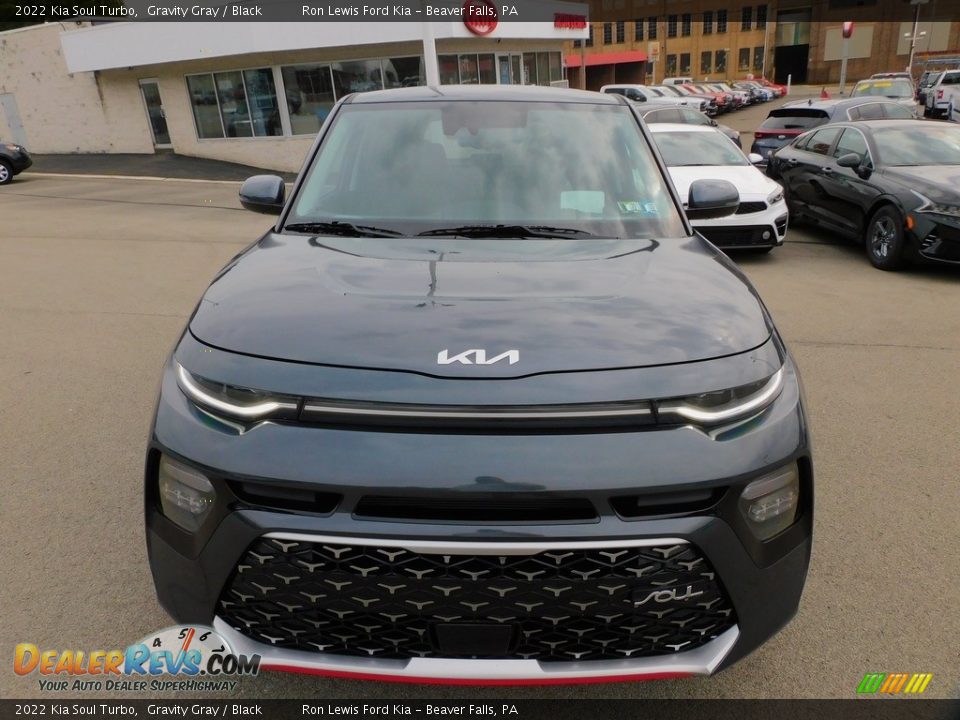 2022 Kia Soul Turbo Gravity Gray / Black Photo #8