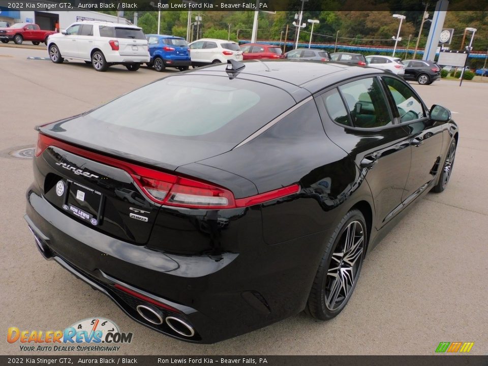 2022 Kia Stinger GT2 Aurora Black / Black Photo #2