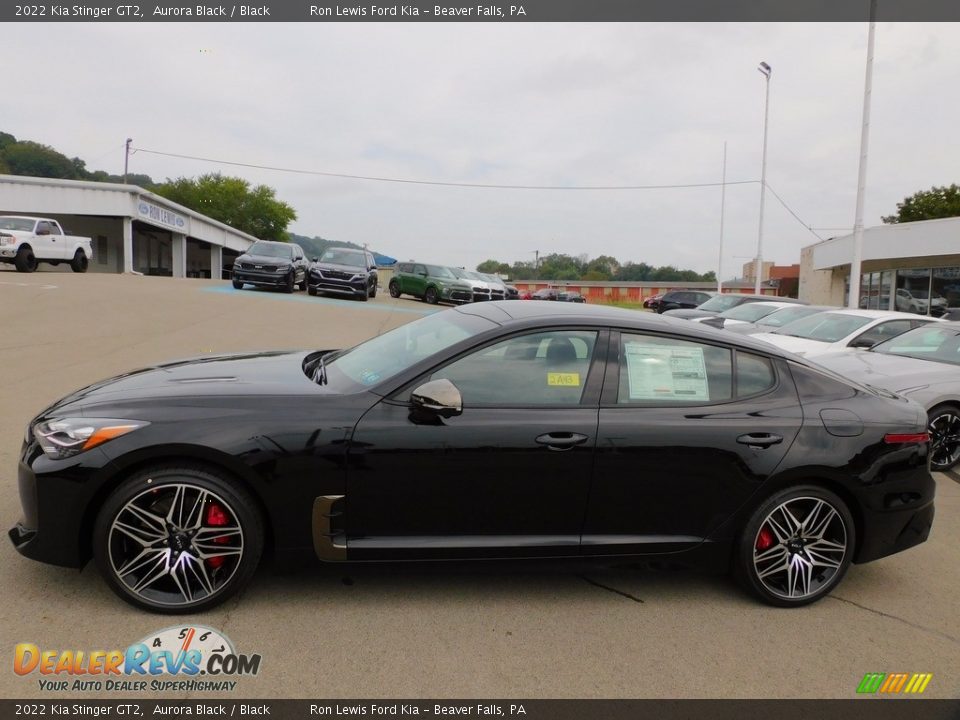 Aurora Black 2022 Kia Stinger GT2 Photo #6