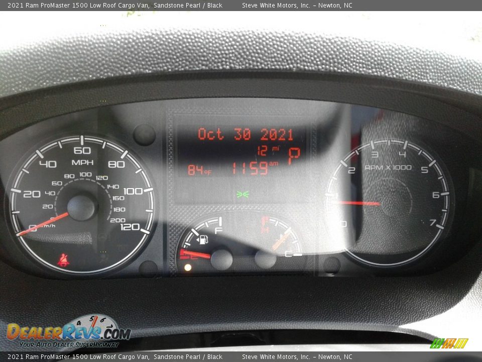 2021 Ram ProMaster 1500 Low Roof Cargo Van Gauges Photo #18