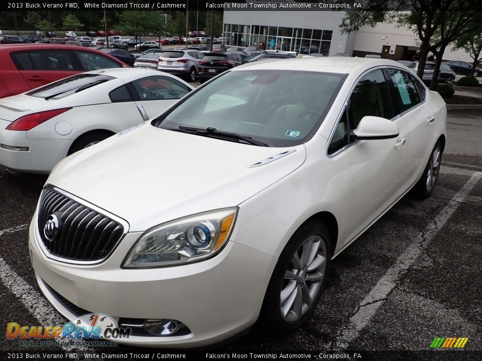 2013 Buick Verano FWD White Diamond Tricoat / Cashmere Photo #1