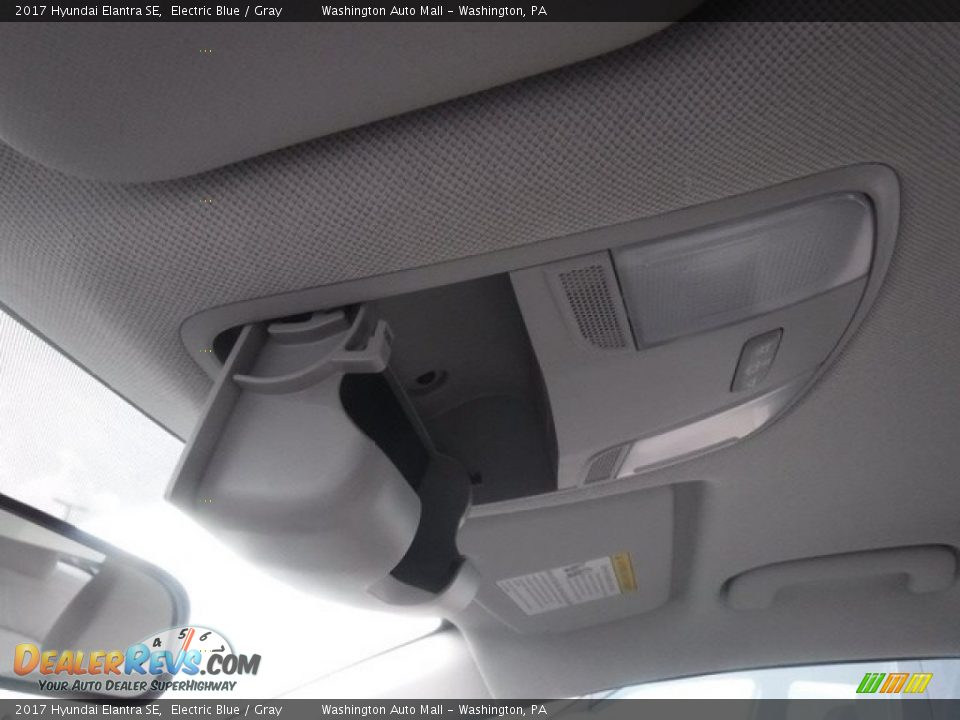 2017 Hyundai Elantra SE Electric Blue / Gray Photo #21