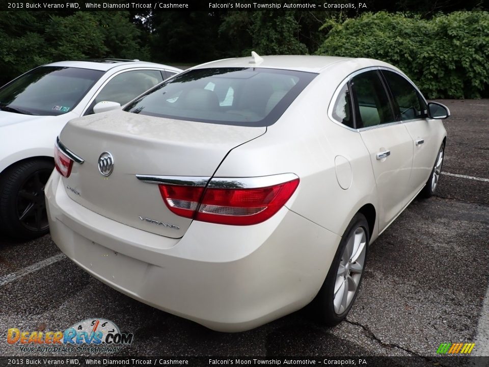 2013 Buick Verano FWD White Diamond Tricoat / Cashmere Photo #4