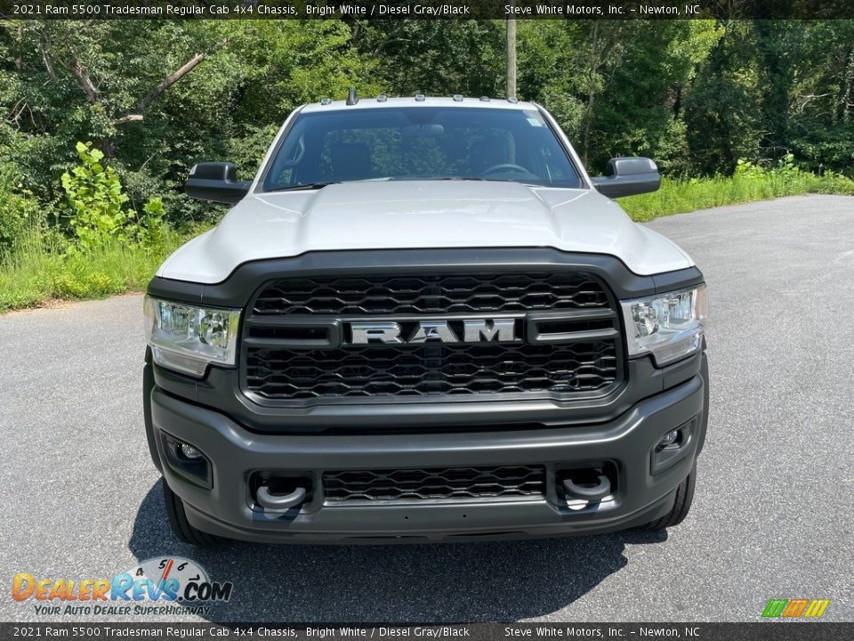 2021 Ram 5500 Tradesman Regular Cab 4x4 Chassis Bright White / Diesel Gray/Black Photo #3