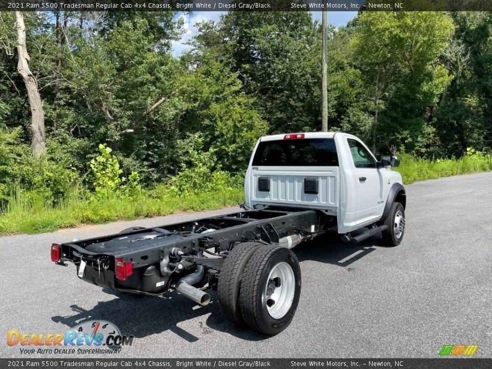 2021 Ram 5500 Tradesman Regular Cab 4x4 Chassis Bright White / Diesel Gray/Black Photo #6