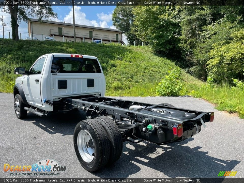 2021 Ram 5500 Tradesman Regular Cab 4x4 Chassis Bright White / Diesel Gray/Black Photo #8