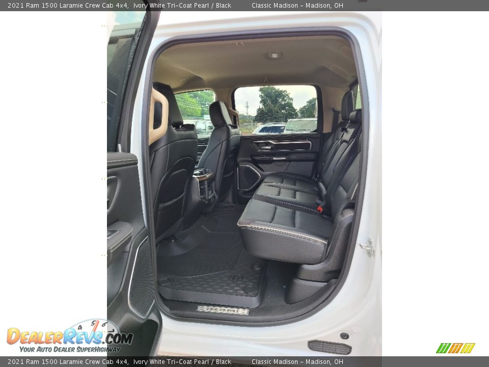 2021 Ram 1500 Laramie Crew Cab 4x4 Ivory White Tri-Coat Pearl / Black Photo #7