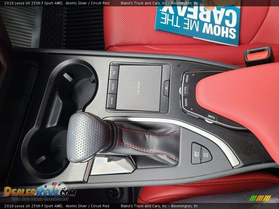 2019 Lexus UX 250h F Sport AWD Atomic Silver / Circuit Red Photo #27