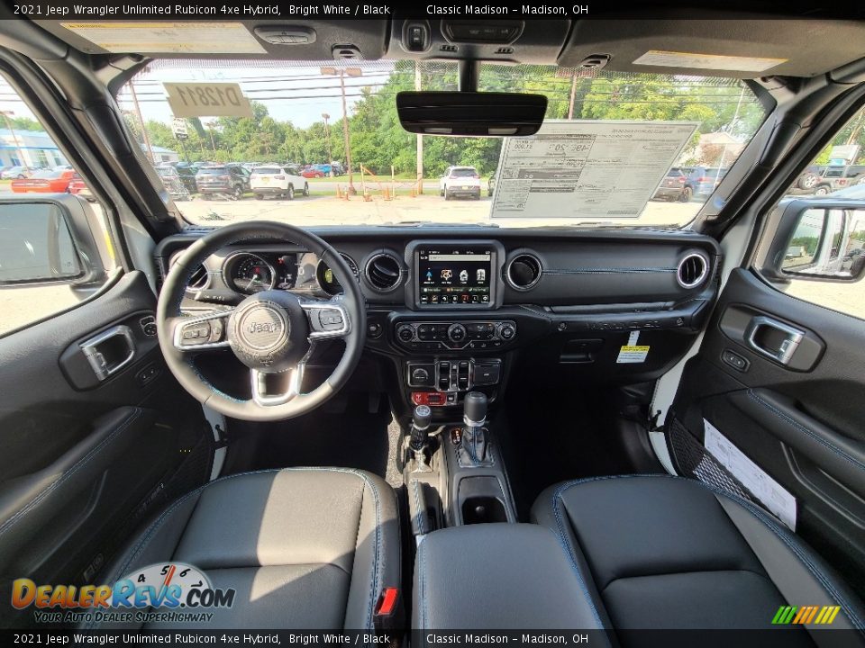 2021 Jeep Wrangler Unlimited Rubicon 4xe Hybrid Bright White / Black Photo #10