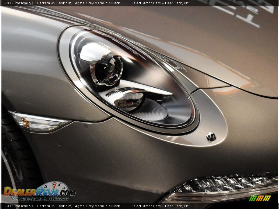 2013 Porsche 911 Carrera 4S Cabriolet Agate Grey Metallic / Black Photo #10