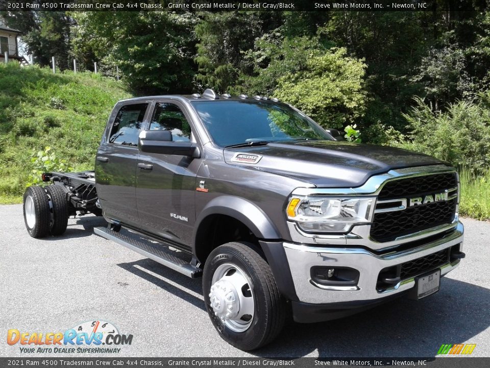 2021 Ram 4500 Tradesman Crew Cab 4x4 Chassis Granite Crystal Metallic / Diesel Gray/Black Photo #4