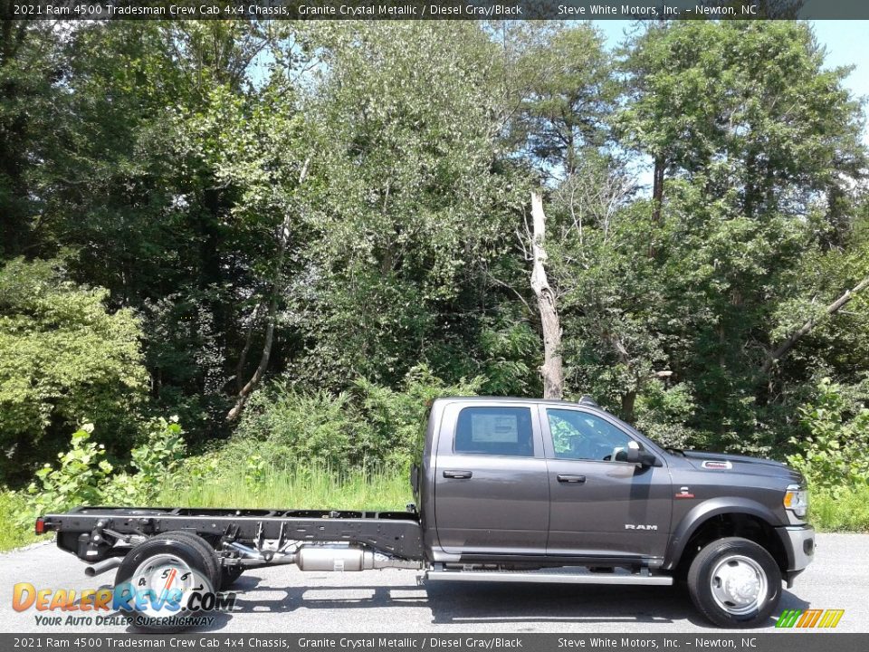 2021 Ram 4500 Tradesman Crew Cab 4x4 Chassis Granite Crystal Metallic / Diesel Gray/Black Photo #5