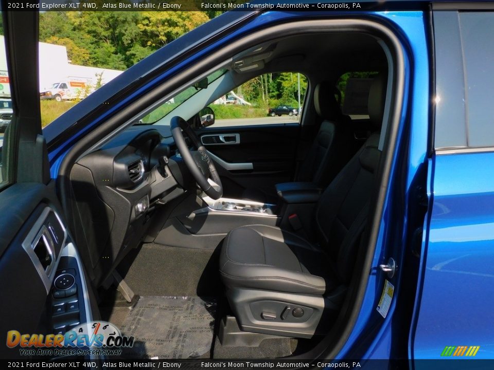 2021 Ford Explorer XLT 4WD Atlas Blue Metallic / Ebony Photo #11