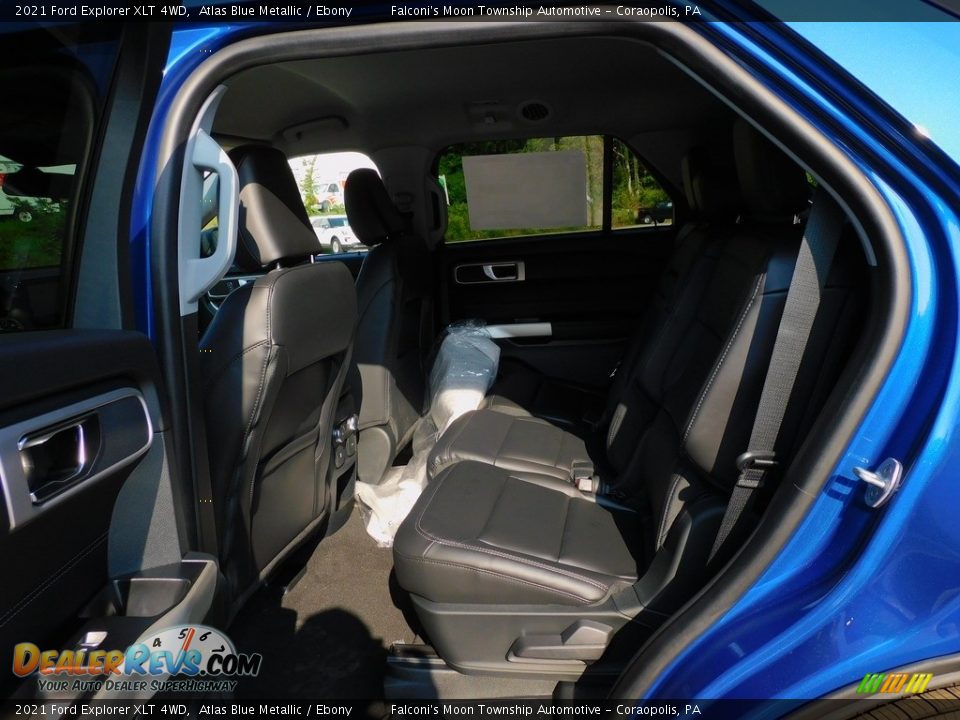 2021 Ford Explorer XLT 4WD Atlas Blue Metallic / Ebony Photo #12