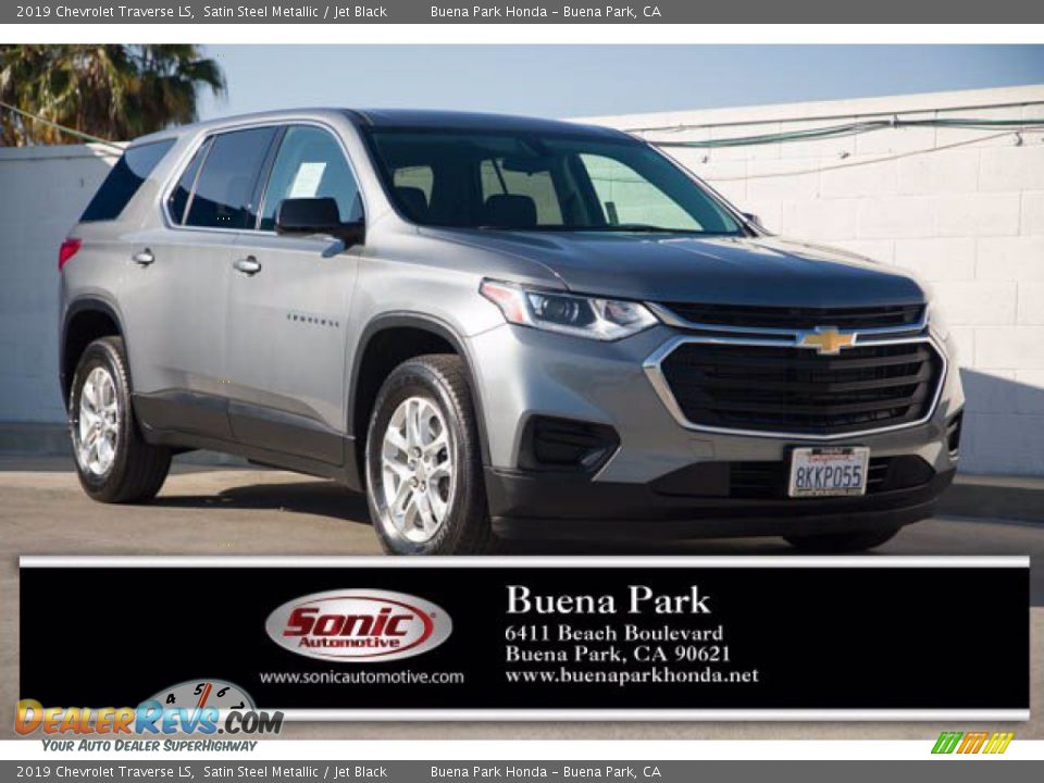 2019 Chevrolet Traverse LS Satin Steel Metallic / Jet Black Photo #1