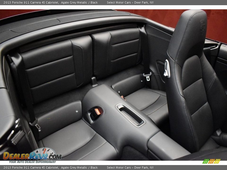 Rear Seat of 2013 Porsche 911 Carrera 4S Cabriolet Photo #22