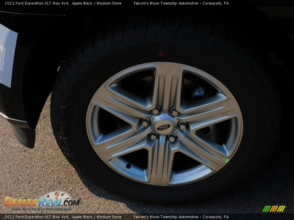 2021 Ford Expedition XLT Max 4x4 Agate Black / Medium Stone Photo #10