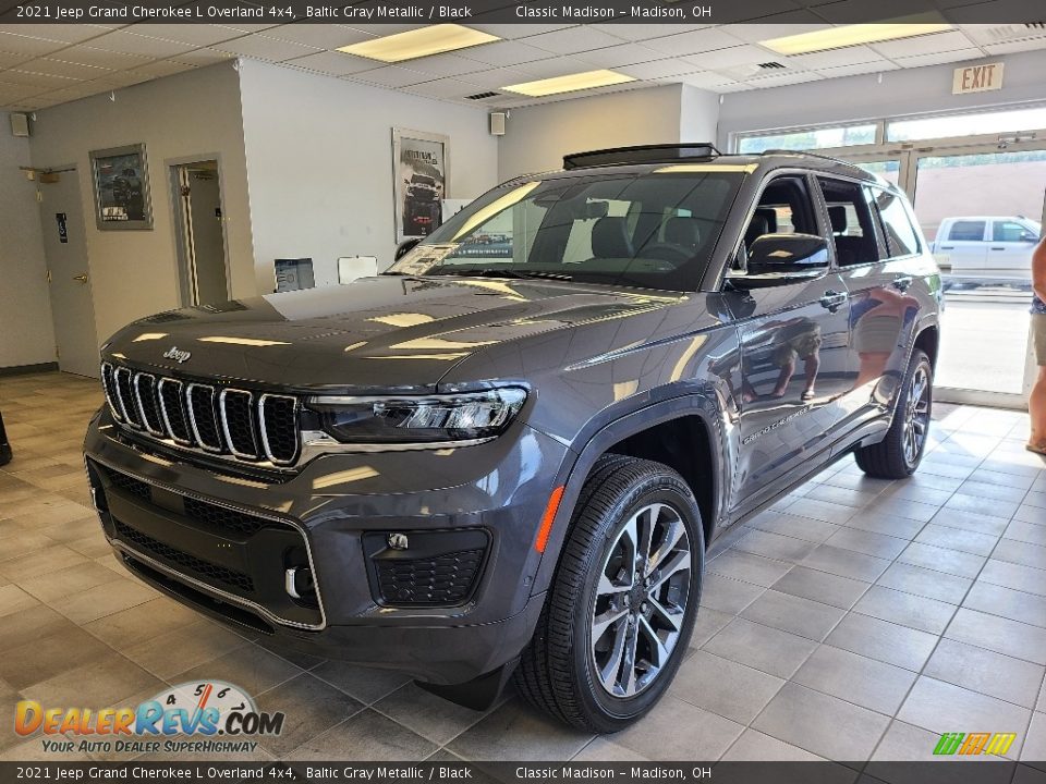 2021 Jeep Grand Cherokee L Overland 4x4 Baltic Gray Metallic / Black Photo #1