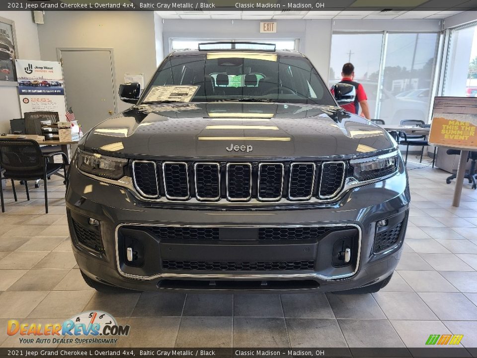 2021 Jeep Grand Cherokee L Overland 4x4 Baltic Gray Metallic / Black Photo #2