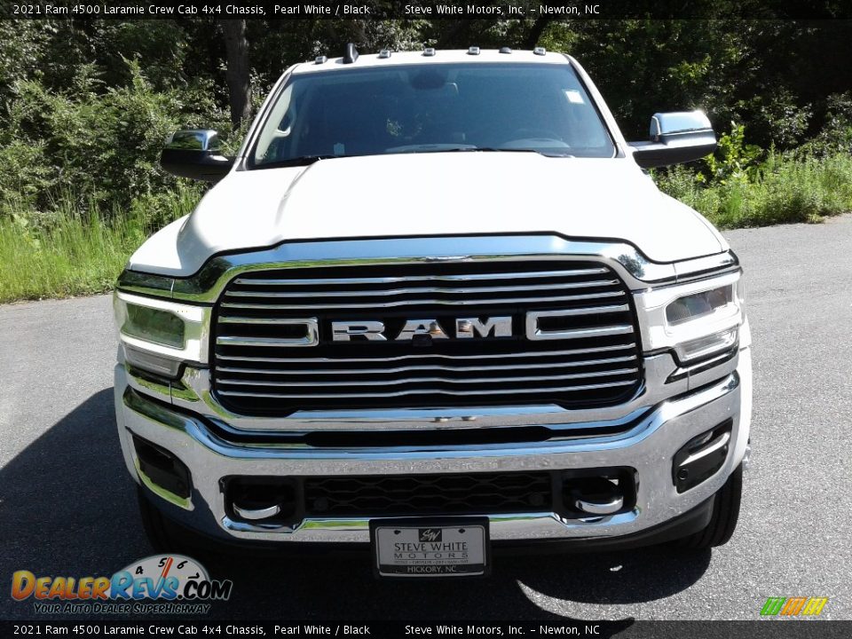 2021 Ram 4500 Laramie Crew Cab 4x4 Chassis Pearl White / Black Photo #3