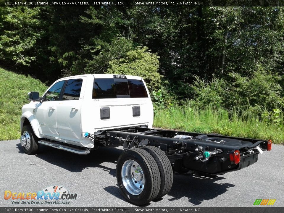 2021 Ram 4500 Laramie Crew Cab 4x4 Chassis Pearl White / Black Photo #8