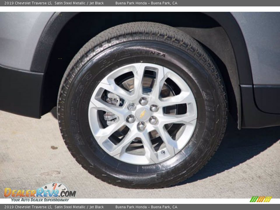 2019 Chevrolet Traverse LS Satin Steel Metallic / Jet Black Photo #36