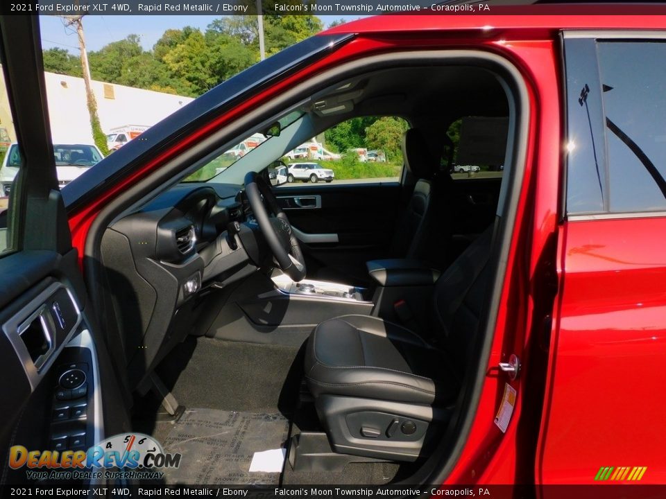 2021 Ford Explorer XLT 4WD Rapid Red Metallic / Ebony Photo #11