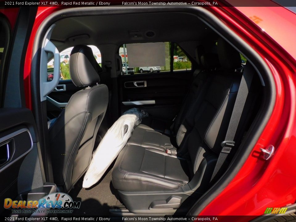 2021 Ford Explorer XLT 4WD Rapid Red Metallic / Ebony Photo #12