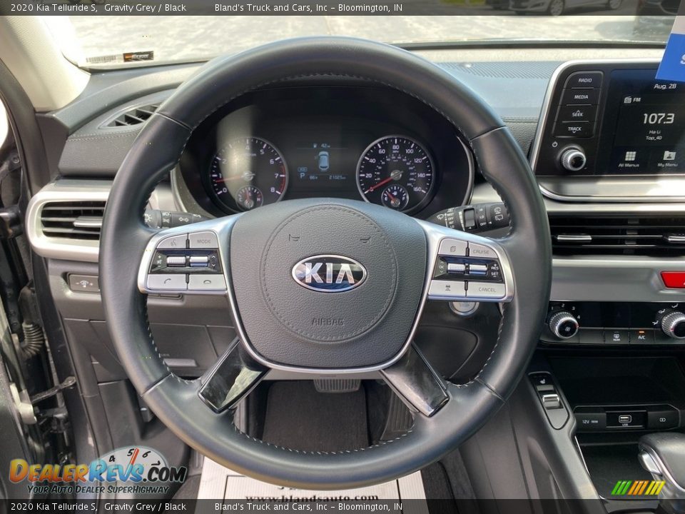 2020 Kia Telluride S Gravity Grey / Black Photo #17