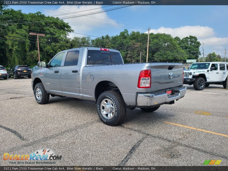 2021 Ram 2500 Tradesman Crew Cab 4x4 Billet Silver Metallic / Black Photo #4