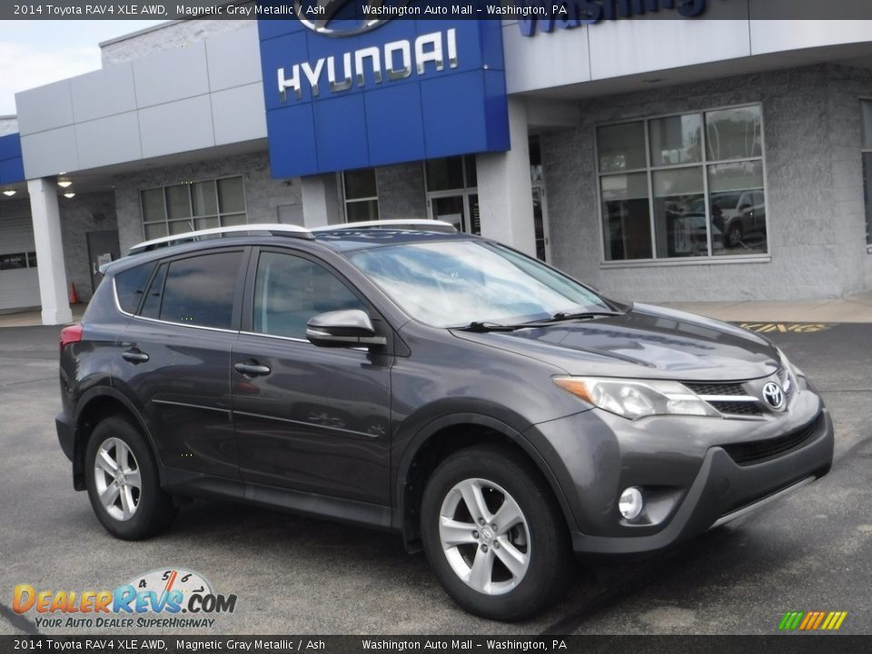 2014 Toyota RAV4 XLE AWD Magnetic Gray Metallic / Ash Photo #1