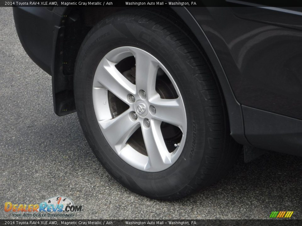 2014 Toyota RAV4 XLE AWD Magnetic Gray Metallic / Ash Photo #4