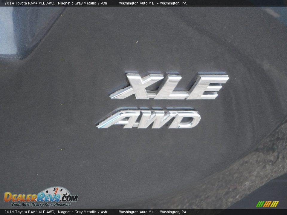 2014 Toyota RAV4 XLE AWD Magnetic Gray Metallic / Ash Photo #8